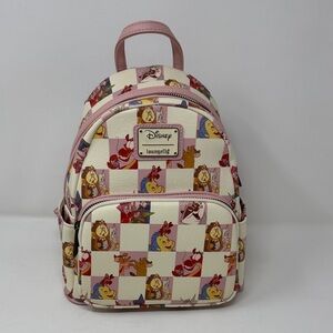 Loungefly Disney Character Patchwork Mini Backpack